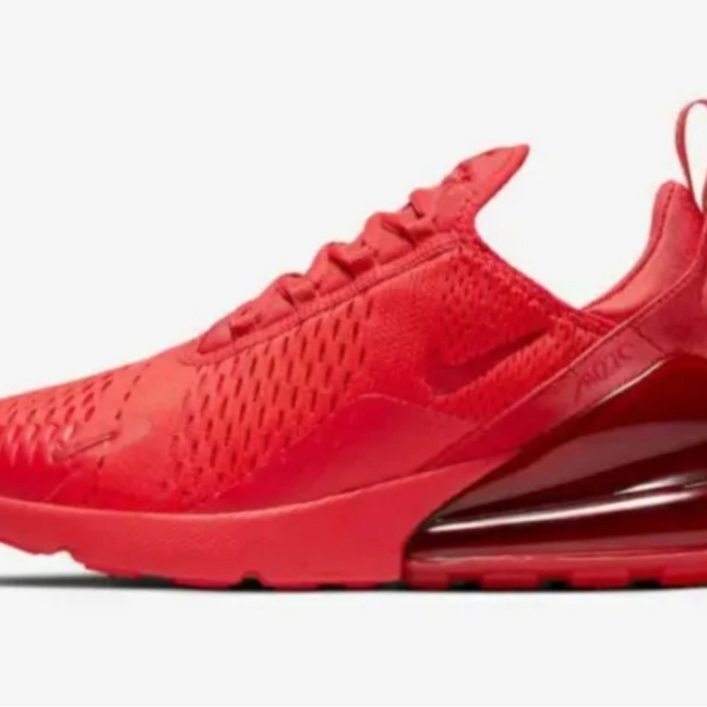 Nike Air Max 270 Men's Size 10 University Red University Red CV7544 600 - Picture 3 of 6